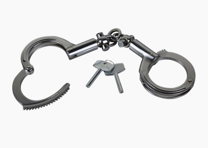 الأصفاد المعدنية الجنائية الحقيقي ، أصفاد الشرطة الرسمية مع ضلع عزز