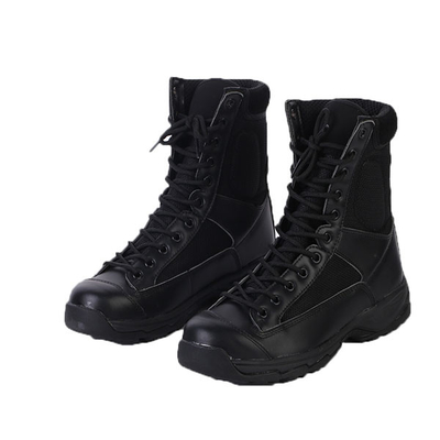 تصميم مخصص أحذية تكتيكية عسكرية سوداء قوية للرجال والنساء