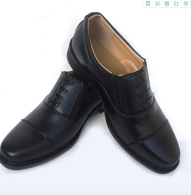OEM ODM رجالي جلد رسمي الانزلاق على أحذية اللباس ثلاثة مشتركة