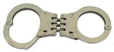 جودة  Self Defense Anti Riot Police Equipment Carbon Steel NIJ Real Police Handcuffs مصنع