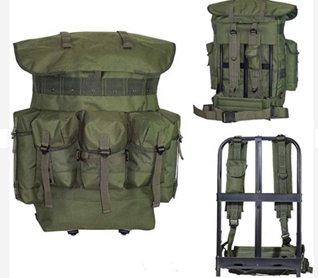 حقيبة الظهر التكتيكية العسكرية من أليس 4.5 كجم حقيبة ظهر عسكرية خفيفة الوزن بإطار