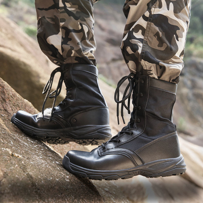 أحذية مطاطية للقتال من نوع Midcalf مع غطاء معزول للرجال