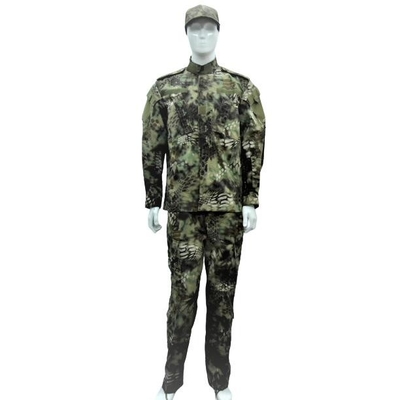 مجموعة ملابس تكتيكية عسكرية من ACU سروال وقميص وقبعة مزق إيقاف بولي قطن