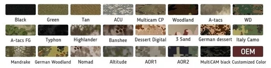 6 ألوان زي الصحراء BDU معدات عسكرية تكتيكية تنفس