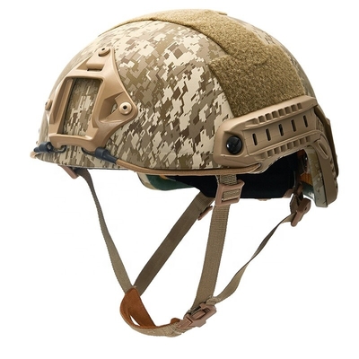 خوذة الحرائق الغابية من ألياف الأراميد عالية الكثافة مع نظام Ops-Core Fast، UHMWPE Shell وMich Tactical Helmet